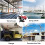 VEVOR Electric Hoist 550LBS With Wireless Remote Control & Single/Double Slings Electric Winch, Steel Electric Lift, 110V Electric Hoist For Lifting In Factories, Warehouses, Construction Site