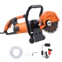 VEVOR 7'' Electric Concrete Saw Wet/Dry Saw Cutter with Water Pump and Blade