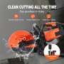 VEVOR Electric Concrete Saw, 12 in, 1800 W 15 A Motor Circular Saw Cutter with Max. 4.5 in Adjustable Cutting Depth, Wet Disk Saw Cutter Includes Water Line, Pump and Blade, for Stone, Brick