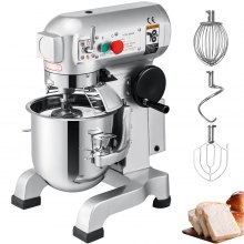 VEVOR Electric Food Mixer 30L Food Stand Mixer 1100W Electric Dough Mixer Maker 220V Adjustable Commercial Mixer Grinder Commercial Stand Mixer for Kitchen Commercial Use