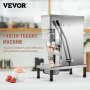 VEVOR Machine de mélange de yaourt glacé 110 V 750 W, machine de mélange de crème glacée au yaourt, milkshake, construction en acier inoxydable 304, équipement de cuisine commercial professionnel