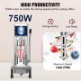 Frozen Yogurt Blending Machine, Ice Cream Blending Machine 750W, Stainless Steel