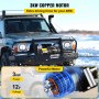 VEVOR Electric Winch 6000lb Load Capacity Truck Winch Synthetic Rope with Wireless Remote Control, Powerful Motor for ATV UTV Off Road Trailer