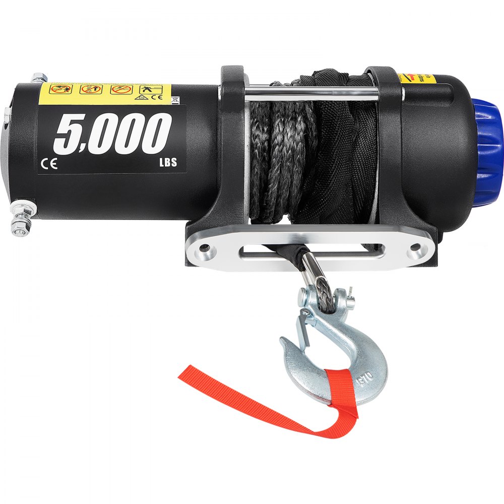 VEVOR Electric Winch, 5000 lbs Capacity, 42.6'/13m Synthetic Rope, Waterproof ATV UTV Winches with Wireless Remote and Corded Control & Hawse Fairlead, for Towing Jeep Off Road SUV Truck Car Trailer