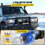 VEVOR Electric Winch, 5200 lbs Capacity, 42.6'/13m Synthetic Rope, Waterproof ATV UTV Winches w/ Wireless Remote and Corded Control & Hawse Fairlead, for Towing Jeep Off Road SUV Truck Car Trailer