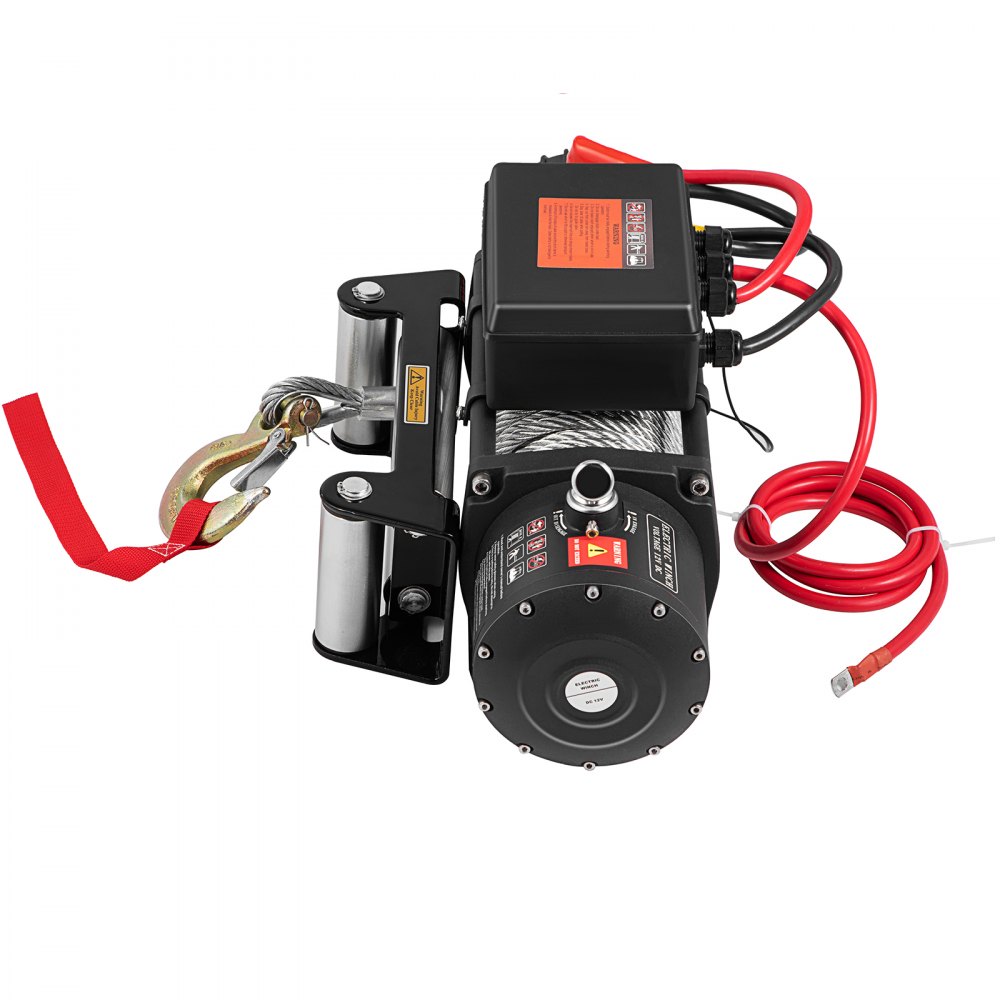 VEVOR 12V Electric Winch 12000 LBS Steel Cable 9MM X 24M Wireless ATV 4WD Winch