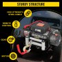 VEVOR 12V Electric Winch 12000 LBS Steel Cable 9MM X 24M Wireless ATV 4WD Winch