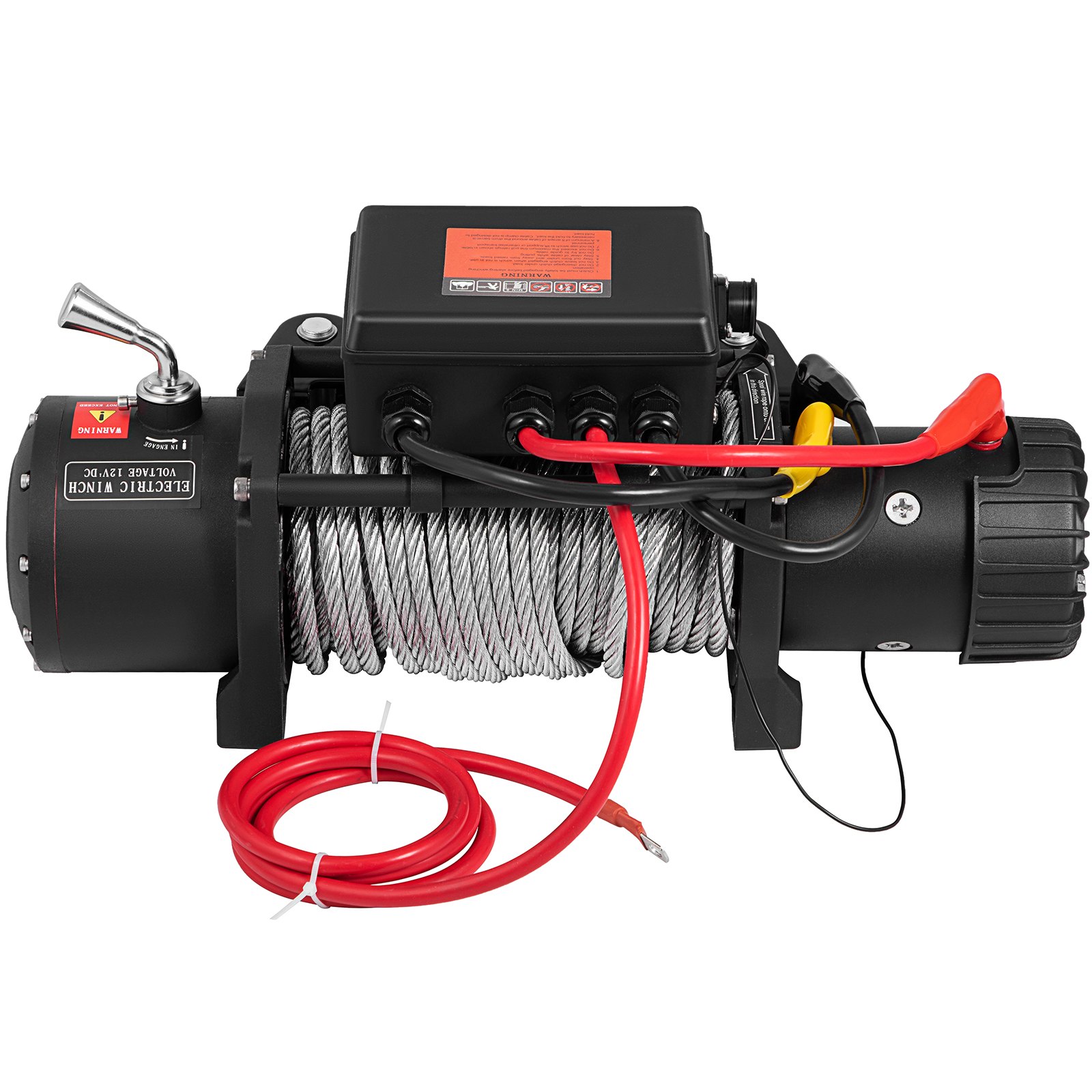 VEVOR 12V Electric Winch 12000 LBS Steel Cable 9MM X 24M Wireless ATV 4WD Winch