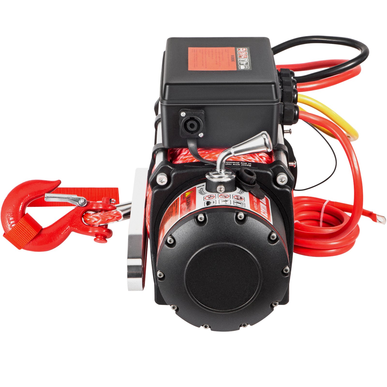 VEVOR 12V Electric Winch 14500LBS Synthetic Rope 9.5MMX26M Wireless ATV Winch