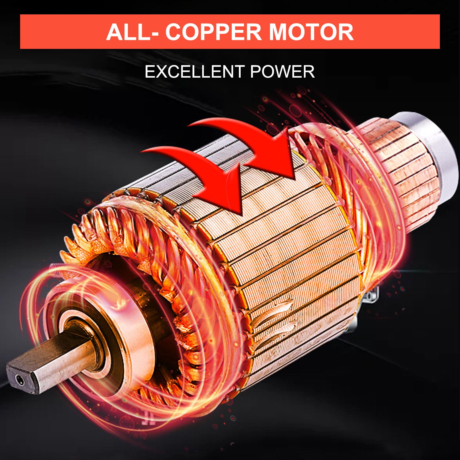 VEVOR 12V Electric Winch 14500LBS Synthetic Rope 9.5MMX26M Wireless ATV Winch