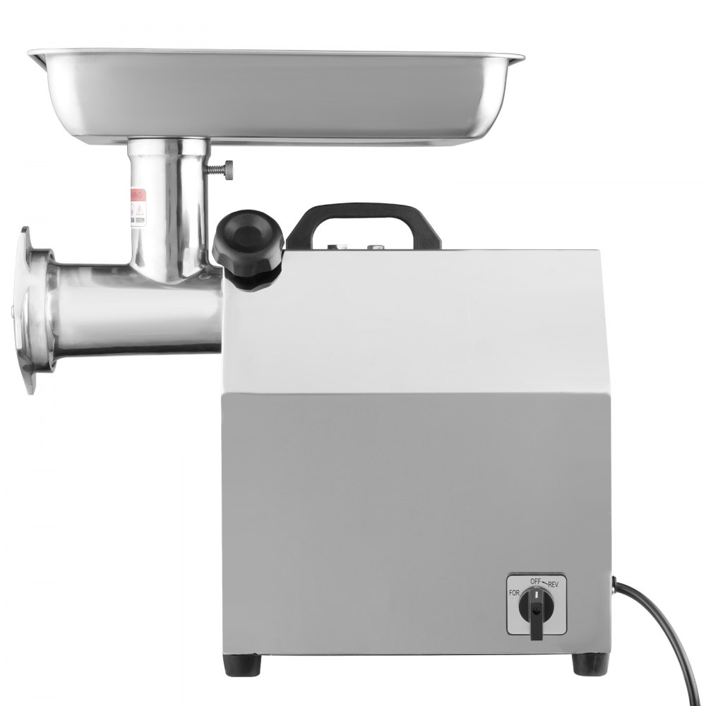 VEVOR Electric Meat Grinder, 3.8 kg/Min, 650W (4600W MAX) Industrial Meat Mincer with 2 Blade, 3 Grinding Plates, Sausage Maker & Kubbe Kit 304 Stainless Steel Commercial Meat Grinder, ETL Listed