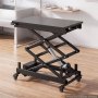 VEVOR Electric Lift Table, 150 kg Capacity Double Scissor Lifting Table, for Material Handling, Moving, Transportation, 1090 mm Max. Height Adjustable Lift Platform, 4 Swivel Casters with Brakes