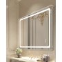 LED Bathroom Mirror 3 Colors Anti-fog Wall Mounted Vanity Mirror 36 x 48 in