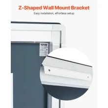 LED Bathroom Mirror 3 Colors Anti-fog Wall Mounted Vanity Mirror 36 x 60 in