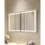 LED Bathroom Mirror 3 Colors Anti-fog Wall Mounted Vanity Mirror 36 x 72 in