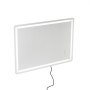 VEVOR LED Bathroom Mirror, 70 x 100 cm LED Bathroom Vanity Mirror with Frontlit and Backlit, Anti-Fog Memory Mirror with Lights, Stepless 3 Colors Temperature Dimmable Bathroom Mirror, Wall Mounted