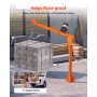 VEVOR Electric Truck Crane, 499 kg Pickup Truck Crane with PA800 Electric Hoist, 360° Rotating Telescopic Boom, Premium Galvanized Steel,Foldable Pickup Bed Jib Hoist for Machine Lumber Lifting