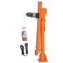 VEVOR Electric Truck Crane, 499 kg Pickup Truck Crane with 12V Electric Winch, 360° Rotating Telescopic Boom, Premium Galvanized Steel, Foldable Pickup Bed Jib for Machine Lumber Attic Lifting