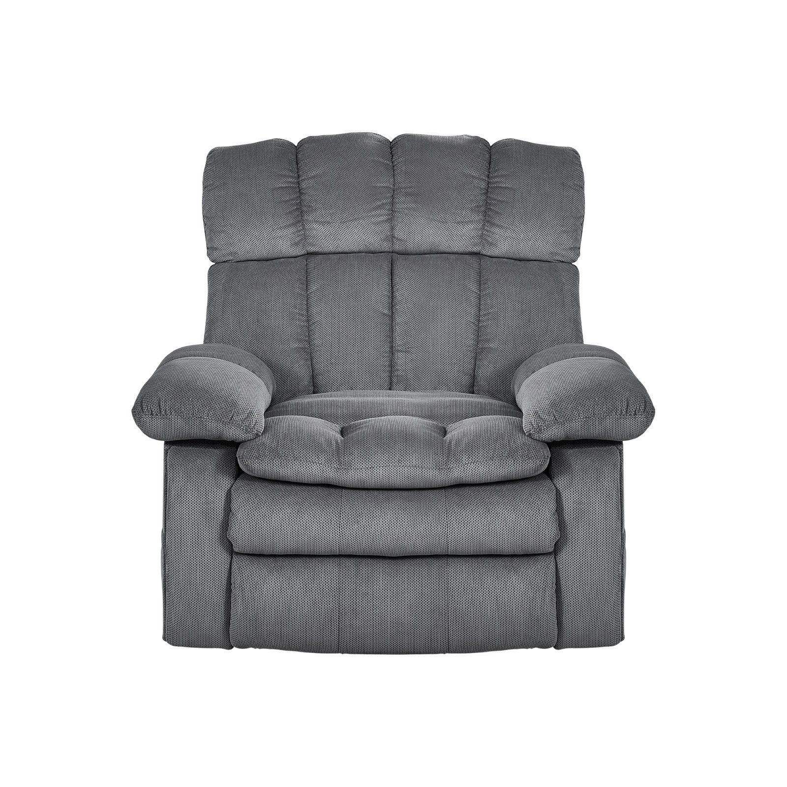 VEVOR Power Lift Recliner Chair, Dual Motor, Oversized Electric Lift Chair with Heat and Massage for Elderly, Infinite Position Adjustment, Chenille Fabric, with Side Pockets, Cup Holders, Light Gray