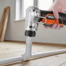 VEVOR Cordless Tube Expander, 20V Max Electric Tubing Expansion Tool for 1/2", 3/4", 1" PEX-A Pipes, 22000RPM Pipe Expander with 3 Expanding Head, 2pcs 2AH Battery, Fast Charger & Carrying Case