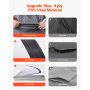 VEVOR 10' RV Replacement Awning Electric Trailer Awning for Most DC12V RVs