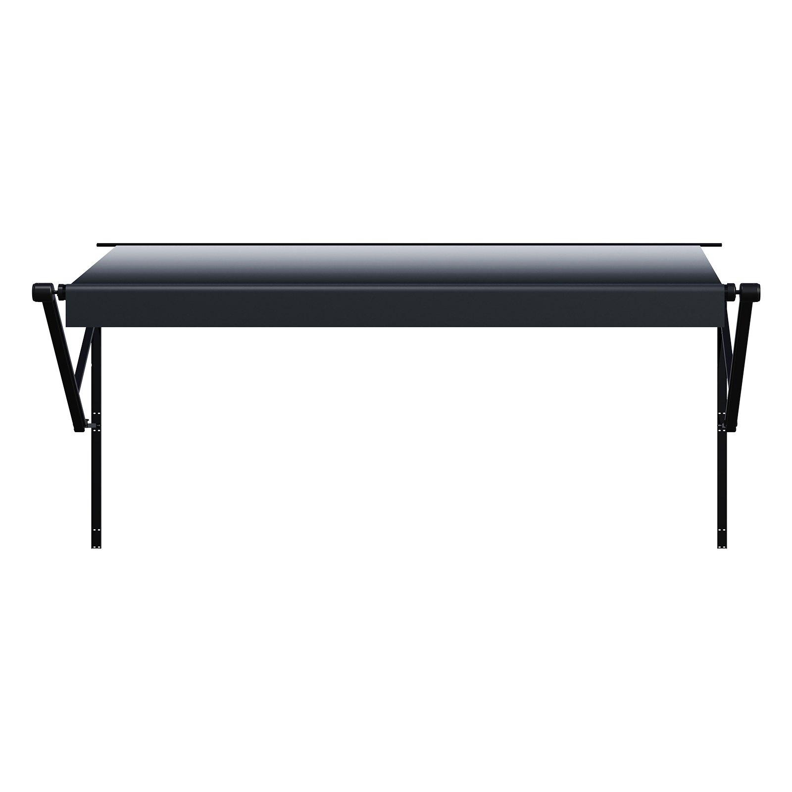 VEVOR Motorized RV Awning Complete Kit, 10' Retractable Awning with Aluminum Alloy Frame, Outdoor Trailer Awning, Fit for Most RVs(Black Fade)