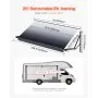 VEVOR Motorized RV Awning Complete Kit, 20' Retractable Awning with Aluminum Alloy Frame, Outdoor Trailer Awning, Fit for Most RVs(Black Fade)