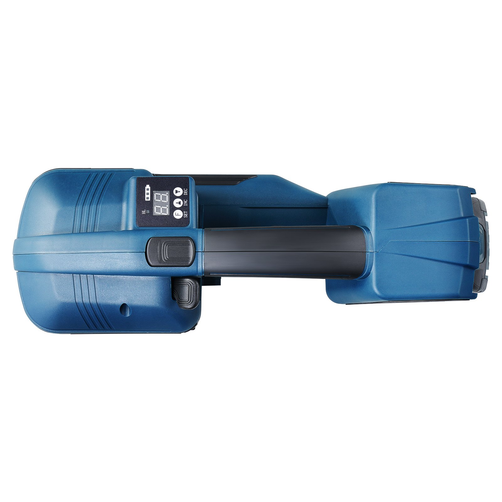 VEVOR Electric Strapping Machine, for 0.35"-0.63" PP PET Straps, Portable Electric Banding Tool with Digital Display, 2 x 4000mAh Battery Powered Automatic Strapping Tool for Packaging Box Pallet