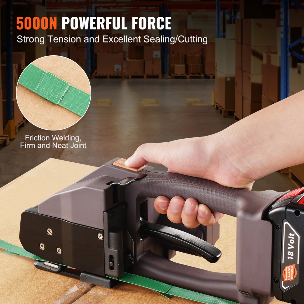 VEVOR Automatic Electric Strapping Machine Tool for PP/PET 1-1.9 cm Straps