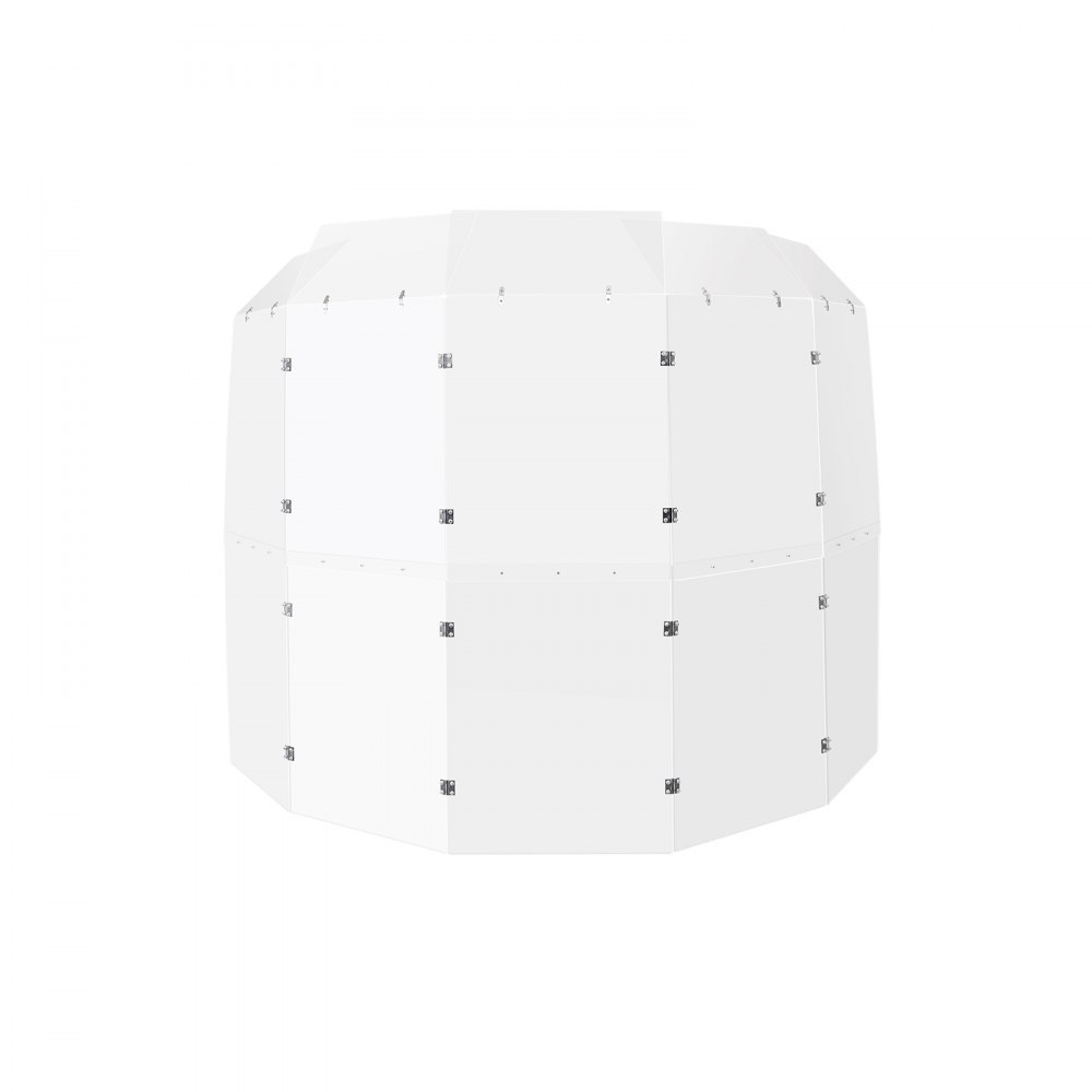 Protector de batería VEVOR, 5 paneles de 60 x 150 cm, jaula de batería acrílica portátil con bisagras de aleación de zinc y deflectores para salas de conciertos de iglesias, protectores de batería, barrera de sonido para práctica e interpretación.