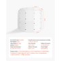 Protector de batería VEVOR, 5 paneles de 60 x 150 cm, jaula de batería acrílica portátil con bisagras de aleación de zinc y deflectores para salas de conciertos de iglesias, protectores de batería, barrera de sonido para práctica e interpretación.