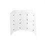 VEVOR Drum Shield, 5 Panels 2ft x 5ft Portable Acrylic Drum Cage with Zinc Alloy Hinges and Deflectors for Church Concert Halls, Drum Shields Drum Sound Barrier Suitable for Practice and Performance