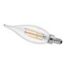 VEVOR LED Candelabra Bulbs, 12-Pack Dimmable Chandelier Light Bulbs, Vintage Flame Tip Candle Light Bulb with 2725K Warm Lighting, 90+ High CRI & E12 Base for Chandeliers, Wall Sconces & Table Lamps