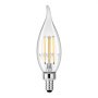VEVOR LED Candelabra Bulbs, 12-Pack Dimmable Chandelier Light Bulbs, Vintage Flame Tip Candle Light Bulb with 2725K Warm Lighting, 90+ High CRI & E12 Base for Chandeliers, Wall Sconces & Table Lamps