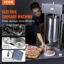 VEVOR electric sausage stuffer with 400w motor, stepless speed knob, and foot pedal switch for efficiency.