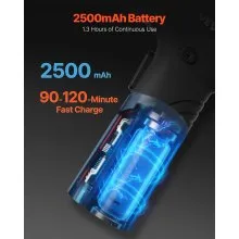 VEVOR Electric Screwdriver, 7 Torque Settings 0.5-5 N.m, 2500mAh Battery, Cordless Screwdriver Set with 32 PCS 1/4 in Bits, Digital Display, LED Light, Type-C Charging, for Furniture Electrical Repair