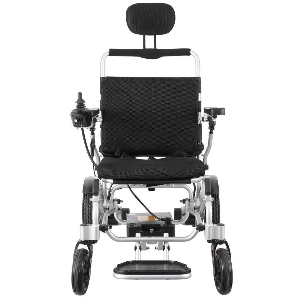 VEVOR Foldable Electric Wheelchair Motorized 300 lbs/136 kg Adjustable Backrest 20 in/50.8 cm W