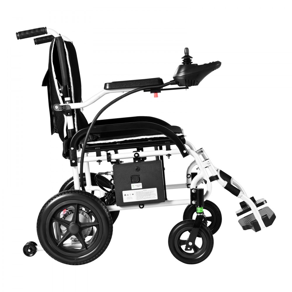 VEVOR Electric Wheelchair for Adults, 100kg Capacity, Foldable & Lightweight Motorized Wheelchair, 19.3km Long Travel Range, All-Terrain Powered Chair, Portable for Seniors & Disabled