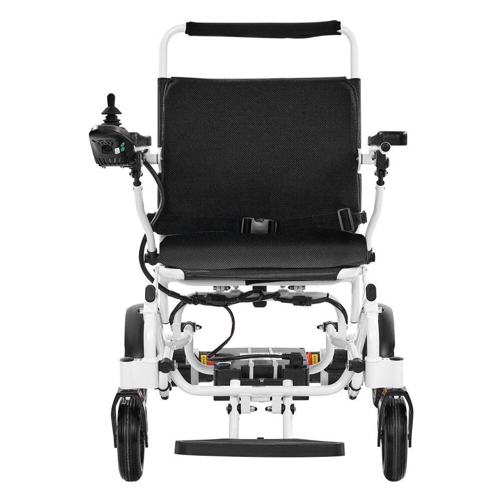 VEVOR Electric Wheelchair for Adults, 136kg Capacity, Foldable & Lightweight Motorized Wheelchair, 21km Long Travel Range, All-Terrain Powered Chair, Portable 53cm Seat for Seniors & Disabled