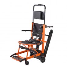 VEVOR Silla de escalera eléctrica, capacidad de carga de 450 libras, silla de ruedas plegable de emergencia para subir escaleras, silla elevadora de escalera portátil con pilas, uso de evacuación de ambulancia, bombero, para ancianos, discapacitados