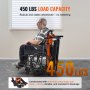 VEVOR Electric Stair Climbing Hand Truck, 450 lbs Load Capacity, Battery Operated Stair Trolley for Wheelchairs, Folding Stair Climbing Dolly Ambulance Firefighter Evacuation Use for Elderly, Disabled
