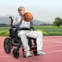 VEVOR Electric Wheelchair for Adults, 265lbs Capacity, Foldable & Lightweight Motorized Wheelchair, 13-Mile Long Travel Range, All-Terrain Powered Chair, Portable for Seniors & Disabled