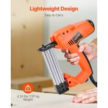 VEVOR Electric Nail Gun 2-in-1 Staple Gun Brad Nailer 18 GA 1-1/4 inch for Wood