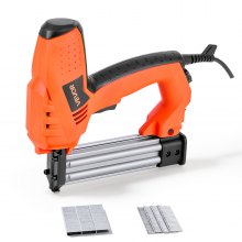 VEVOR Electric Nail Gun 2-in-1 Staple Gun Brad Nailer 18 GA 1-1/4 inch for Wood