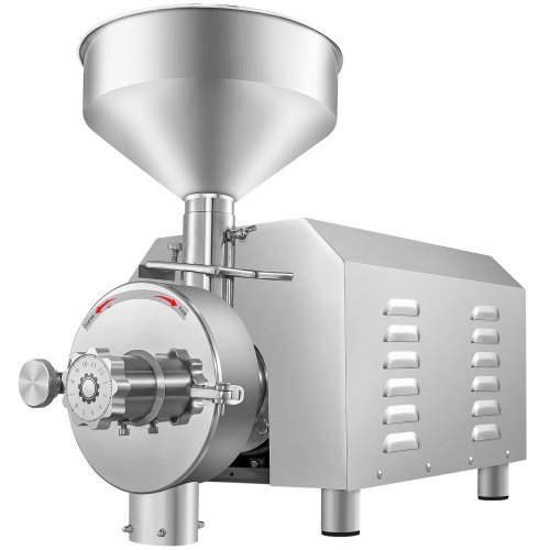 VEVOR Soybean Grinder Commercial Grinding Machine for Spices 3000W Corn Mill Grinder 50-60 KG/H Stainless Steel Corn Grinder Industrial Flour Milling Machine for Pepper Soybean Peanut Herbs Grains