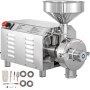 VEVOR kommerciel slibemaskine til korn 2,2kw, elektrisk kornkværn 30-50 kg/h, pulverkværn 50 kg kapacitet, pulvermaskine urte rustfrit stål, til tørkorn sojabønnekrydderi kaffe