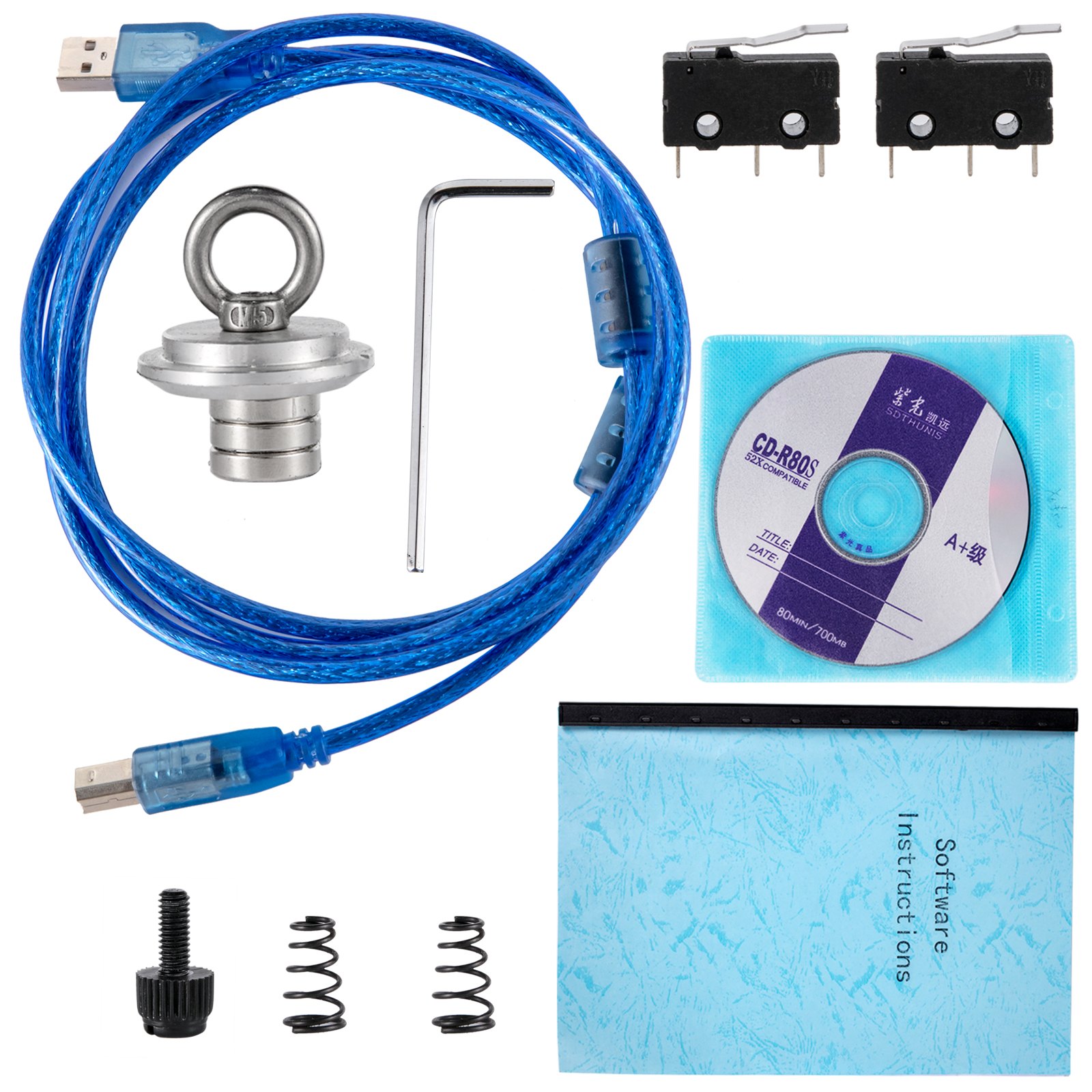 VEVOR Electric Marking Machine 400W Electronic Metal Marking Machine 300X200mm Dot Peen Marking Embosser Machine Marking Depth 0.05mm-1mm for Industrial Nameplate Dog tag Steel ID Card (110V)