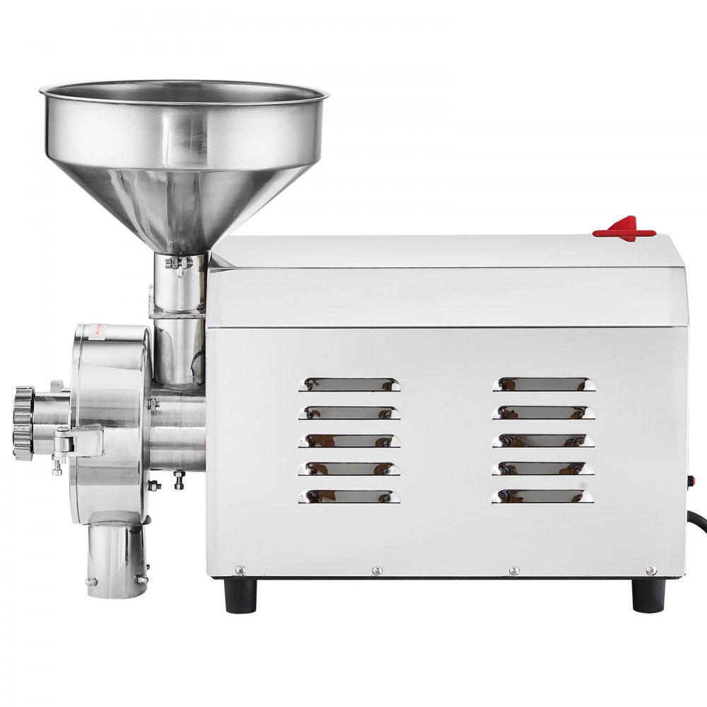 VEVOR Soybean Grinder Commercial Grinding Machine for Spices 2200W Corn Mill Grinder 50 KG/H Stainless Steel Corn Grinder Industrial Flour Milling Machine for Pepper Soybean Peanut Corn Grains