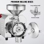 VEVOR Grain Grind Mill Mlýnek na obilí 2200W Stroje na zpracování potravin