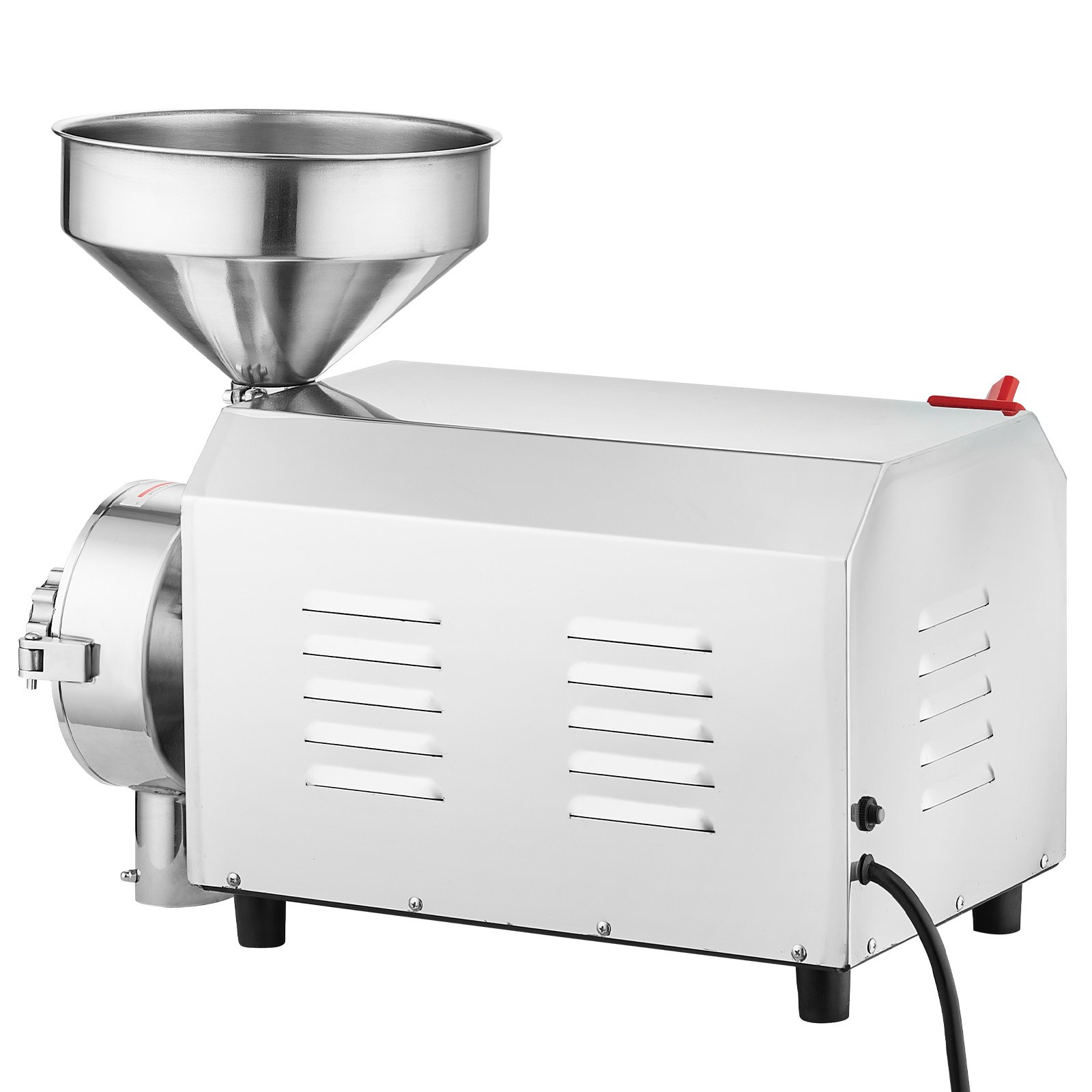 VEVOR Soybean Grinder Commercial Grinding Machine for Spices 2200W Corn Mill Grinder 50 KG/H Stainless Steel Corn Grinder Industrial Flour Milling Machine for Pepper Soybean Peanut Corn Grains